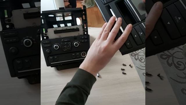 вольво хс90  замена лампочек климат контроля