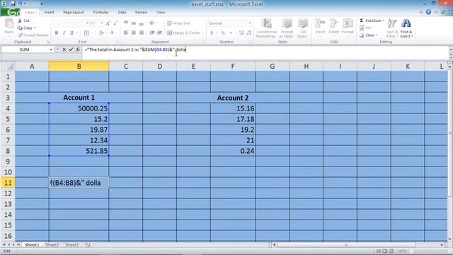 Excel, Sheets - Multiple Formulas In The Same Cell