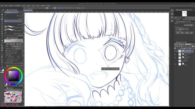 Lineart Tutorial【Clip Studio Paint】