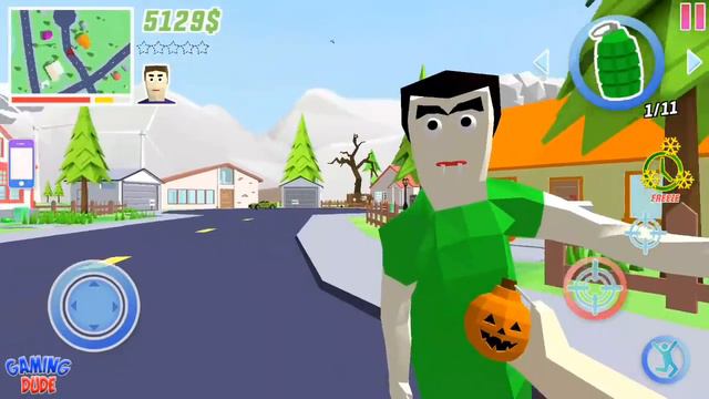 Dude Theft Wars: Open World Sandbox Simulator BETA - Halloween Update | Android Gameplay HD смотреть онлайн