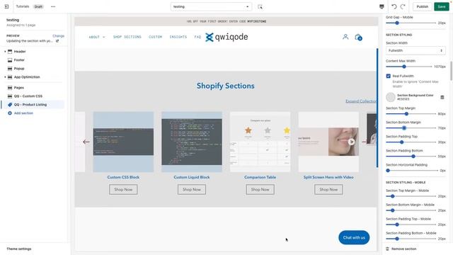 Product Listing Carousel & Grid Shopify section by qwiqode (Tutorial) смотреть онлайн