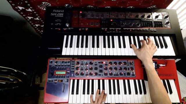 Psychedelic Trance on Roland SH201 and Clavia Nord Lead 3 смотреть онлайн