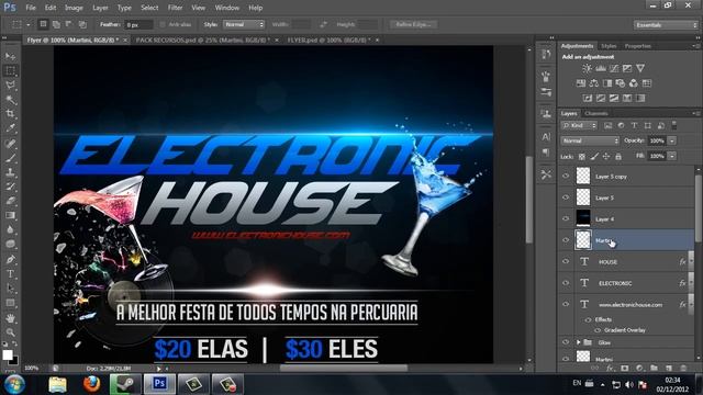 Speed Art - Flyer Photoshop CS6 смотреть онлайн