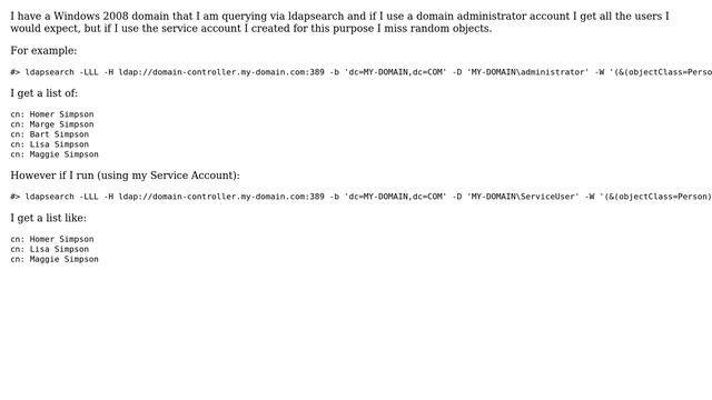 DevOps & SysAdmins: LDAP query doesn't return all accounts with specific login смотреть онлайн