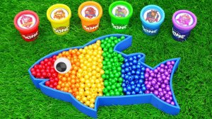 Мультики для самых маленьких. Игрушки развивающие. Бусинки. Учим цвета