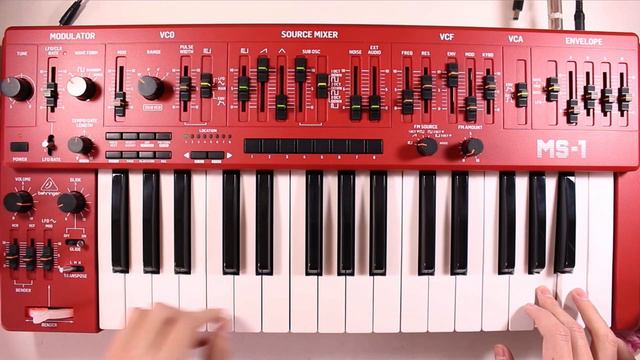 Behringer MS-1 | Sound Demo Exploring Improvisation | NoTalking  | (Part13) | Noisy Machines (2021)