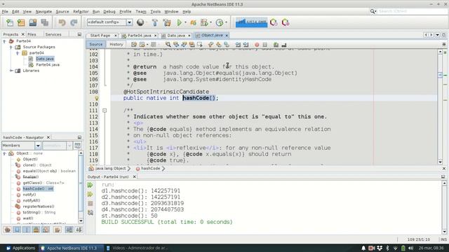 Java SE 0081 hashcode смотреть онлайн