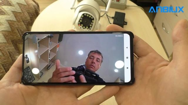 IP WIFI ПОВОРОТНАЯ КАМЕРА ANBIUX СЛЕДЯЩАЯ ЗА ОБЪЕКТОМ!!!