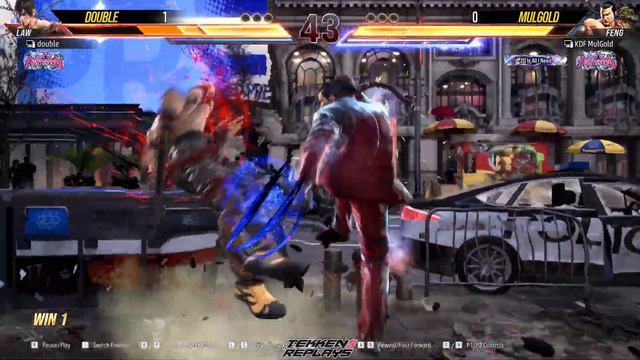 T8 🔥 Double (#2 Ranked Law) vs Mulgold (Feng) 🔥 Tekken 8 High Level Gameplay смотреть онлайн