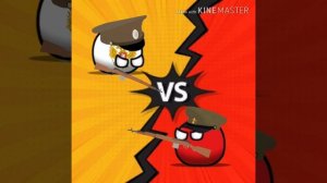 Белая армия, чёрный барон... Красная армия всех сильней! meme Countryballs