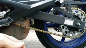 Yamaha XJ6-SA Diversion (2013) Смазка цепи и проверка биения