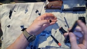 Crosman С41 полная разборка-сборка, чистка, смазка, профилактика пневматического пистолета.