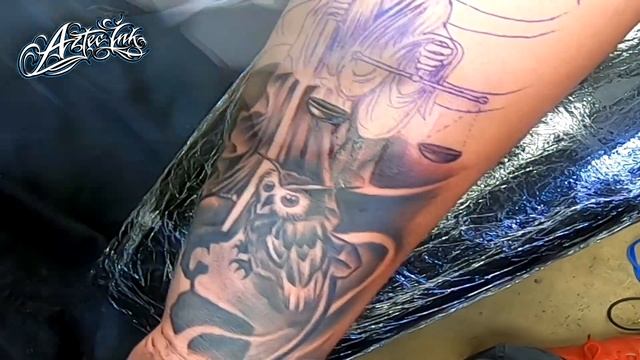 Santa Muerte | Tattoo TimeLapse | Xtasys смотреть онлайн