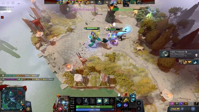 Dota 2 - Oracle Triple Kill - Low health смотреть онлайн