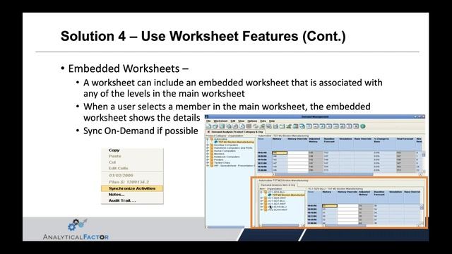 Analytical Factor webinar: Improving Oracle Demantra System Performance смотреть онлайн