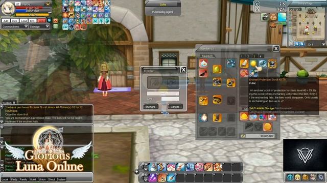Glorious Luna Online - Guide Easy Leveling on Dungeon SOF смотреть онлайн
