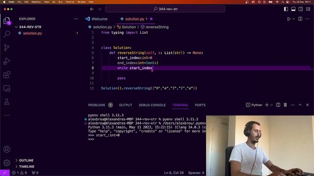 ?Solving All LeetCode Problems with PYTHON ? - 344 Reverse String смотреть онлайн