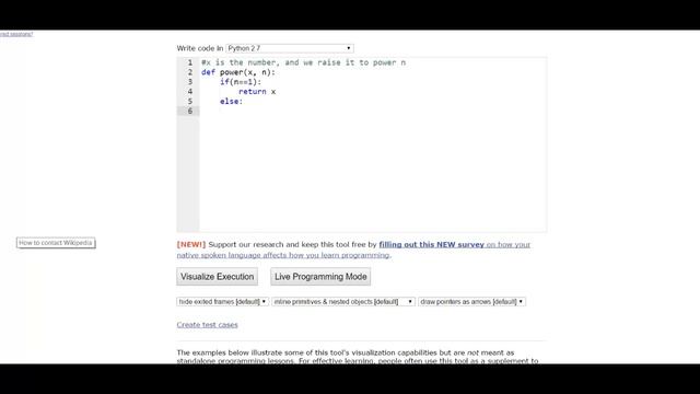 Recursive power function in Python. A simple and easy to code example of recursion. смотреть онлайн