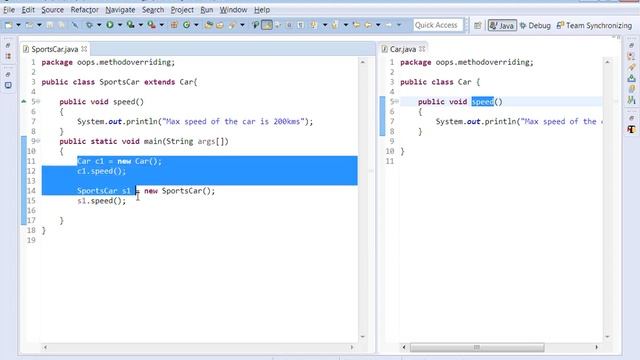 Method Overriding | Run time Polymorphism | Dynamic Binding | Java | Selenium WebDriver смотреть онлайн