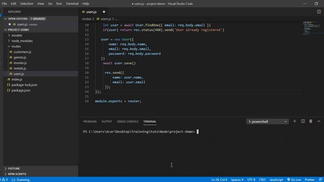 Node ep15 Register & Authentication смотреть онлайн