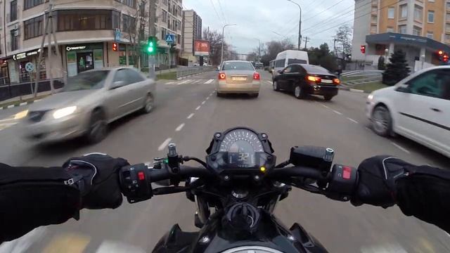 Kawasaki Z650, поездка-тренировка ))