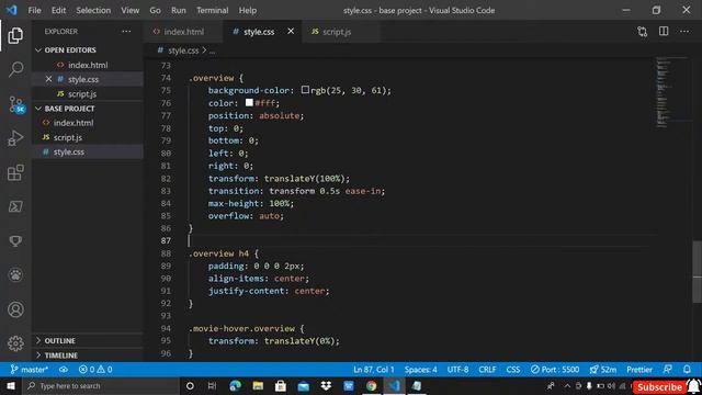 100 days of code challenge | Javascript | Movies Web App | Day 25 смотреть онлайн