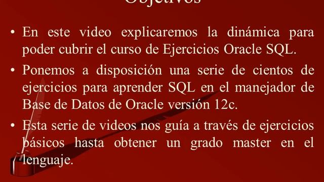 100’s de Ejercicios de Oracle SQL смотреть онлайн