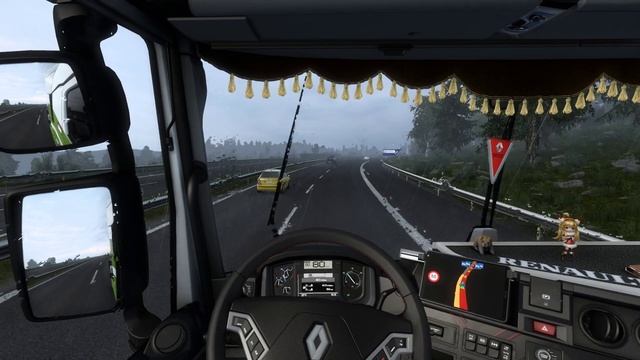 ETS 2 - Renault T Evo with Trailer Food Tank and Combo Skin Transport Trans Lait by Alik смотреть онлайн