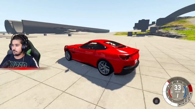 FERRARI CRASH TEST GONE WRONG BIG ACCIDENT смотреть онлайн