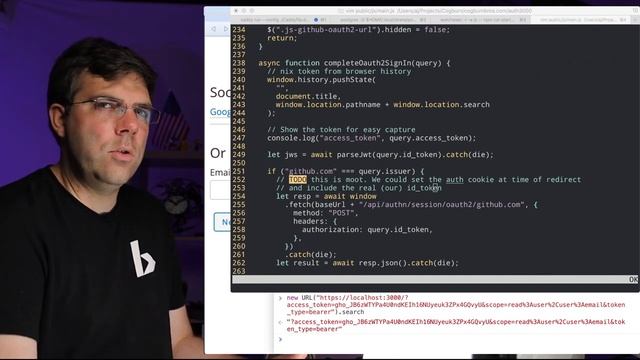 [Live Coding] Part 23 of Integrating Github OAuth2 into Node.js Auth Project смотреть онлайн