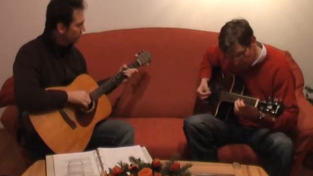 Johnny B Goode - Chuck Berry (Cover with acoustic guitars) смотреть онлайн