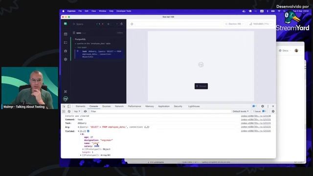 Testando um banco de dados PostgreSQL com Cypress смотреть онлайн