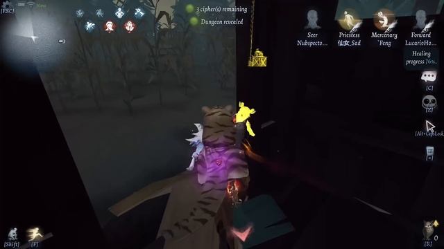 Winning with disconnected teammate - Survivor Rank #181 (Identity v) смотреть онлайн