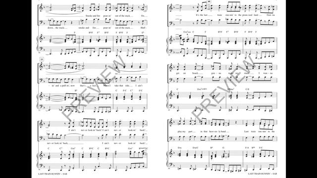 Last Train Runnin' (SAB Choir) - by Kirby Shaw смотреть онлайн