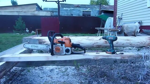 Баня своими руками. Устанавливаем крайний венец смотреть онлайн