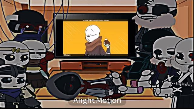 Sans au react to ink meme part 1 [read description] смотреть онлайн