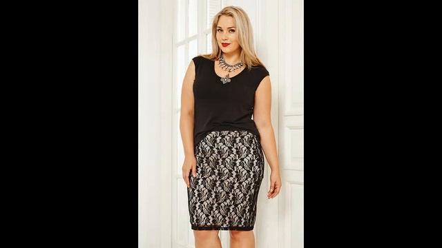 Юбка в пол большого размера смотреть онлайн