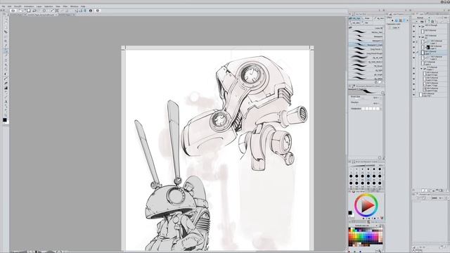 Lost Bear Studios BUNNY AND BOT Timelapse Character Design смотреть онлайн