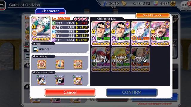 Bleach Brave Souls - I&R - Прохождение Gates Of Oblivion 81 - 85 этажей #bleachbravesouls