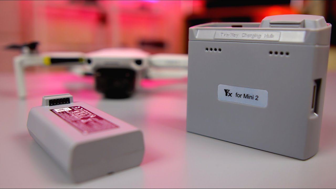 Портативное зарядное устройство и дополнительный аккумулятор для DJI mini 2 смотреть онлайн