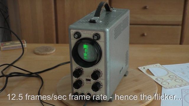 32/60 LINE NBTV TELEVISOR - old analog tube oscilloscope re-purposed! смотреть онлайн