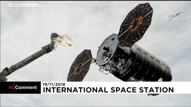 Cygnus пристыковался к МКС смотреть онлайн