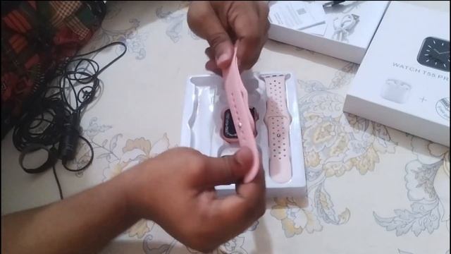 T55 pro max smart watch with Earpods. unboxing with a better insurance . #SAM_IT_TECH смотреть онлайн