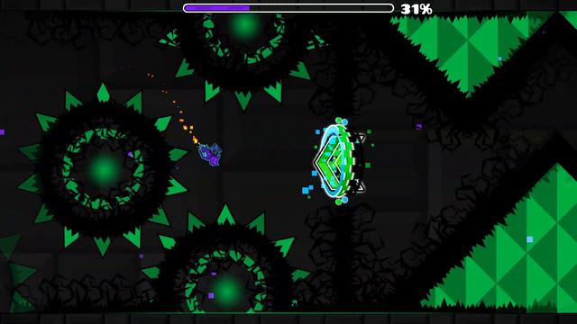 Forest Temple by Michigun 61% (Hard Demon) | Geometry dash смотреть онлайн