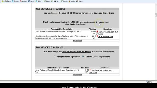 Proceso de Descarga del Kit de JAVA para Móviles o JAVA MicroEdition (ME) смотреть онлайн