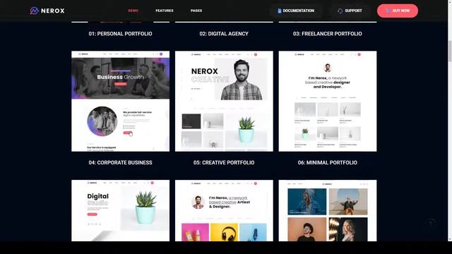 Nerox - React Next js Agency and Portfolio Template agency portfolio смотреть онлайн