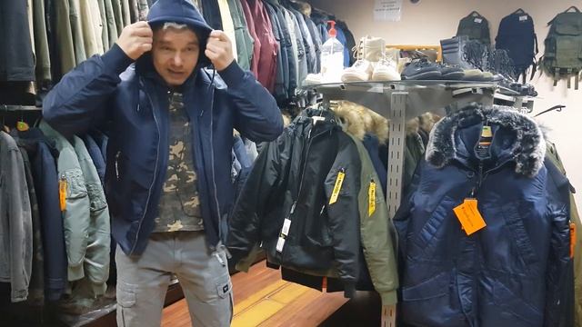 Бомбер с капюшоном М65 Casual смотреть онлайн
