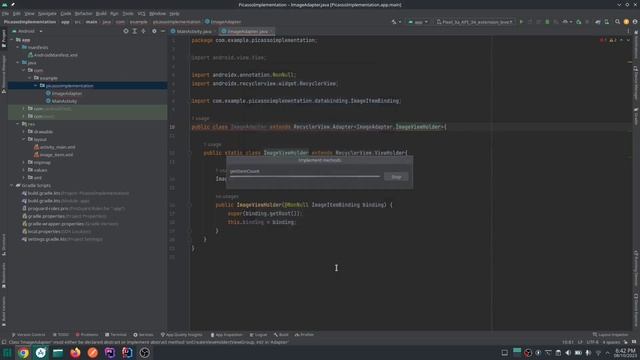 How to implement Picasso Library in Android Studio | How to load images with Picasso in RecyclerVie смотреть онлайн
