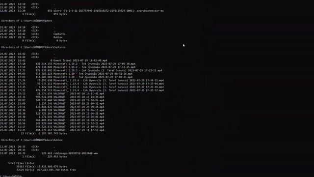 cmd dir/s смотреть онлайн