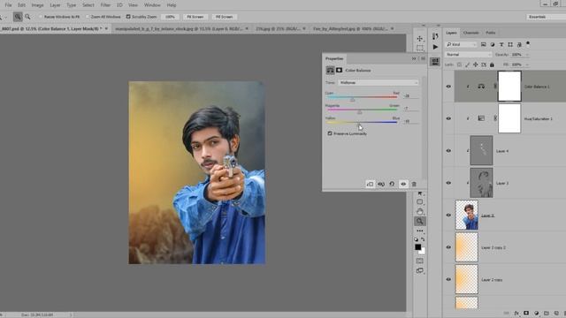 How To Make Action Movie Poster In Photoshop Cc 2017 смотреть онлайн